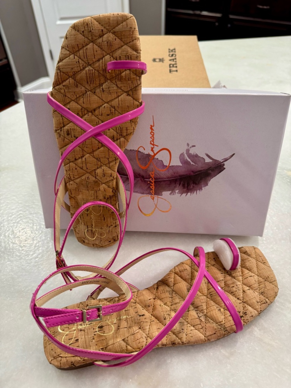 Jessica Simpson Fuchsia Reyna Sandals